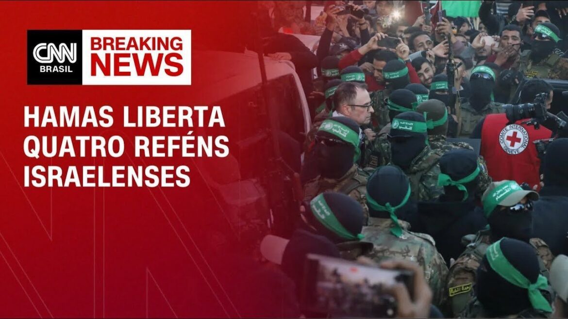 hamas-liberta-quatro-refens-israelenses-sob-acordo-de-cessar-fogo